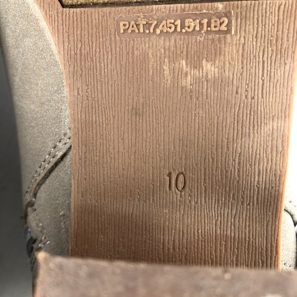 Circus Sam Edelman Women's Size 10M Lennon Grey Leather Fringe Ankle Booties - Picture 12 of 14